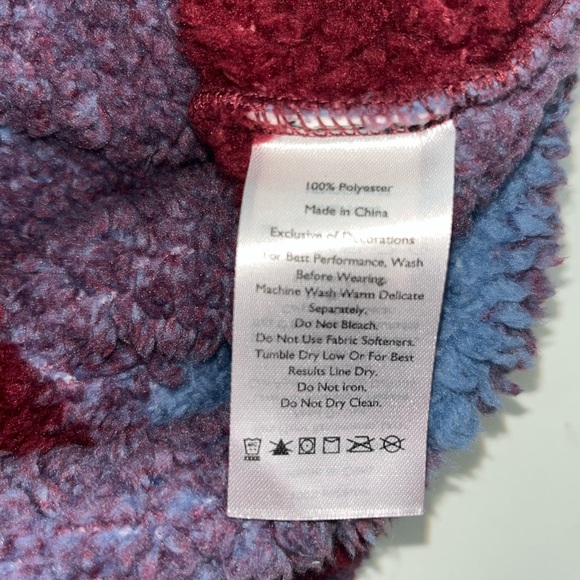 Plush Eddie Bauer Plaid Pullover Hoodie - Picture 4 of 4